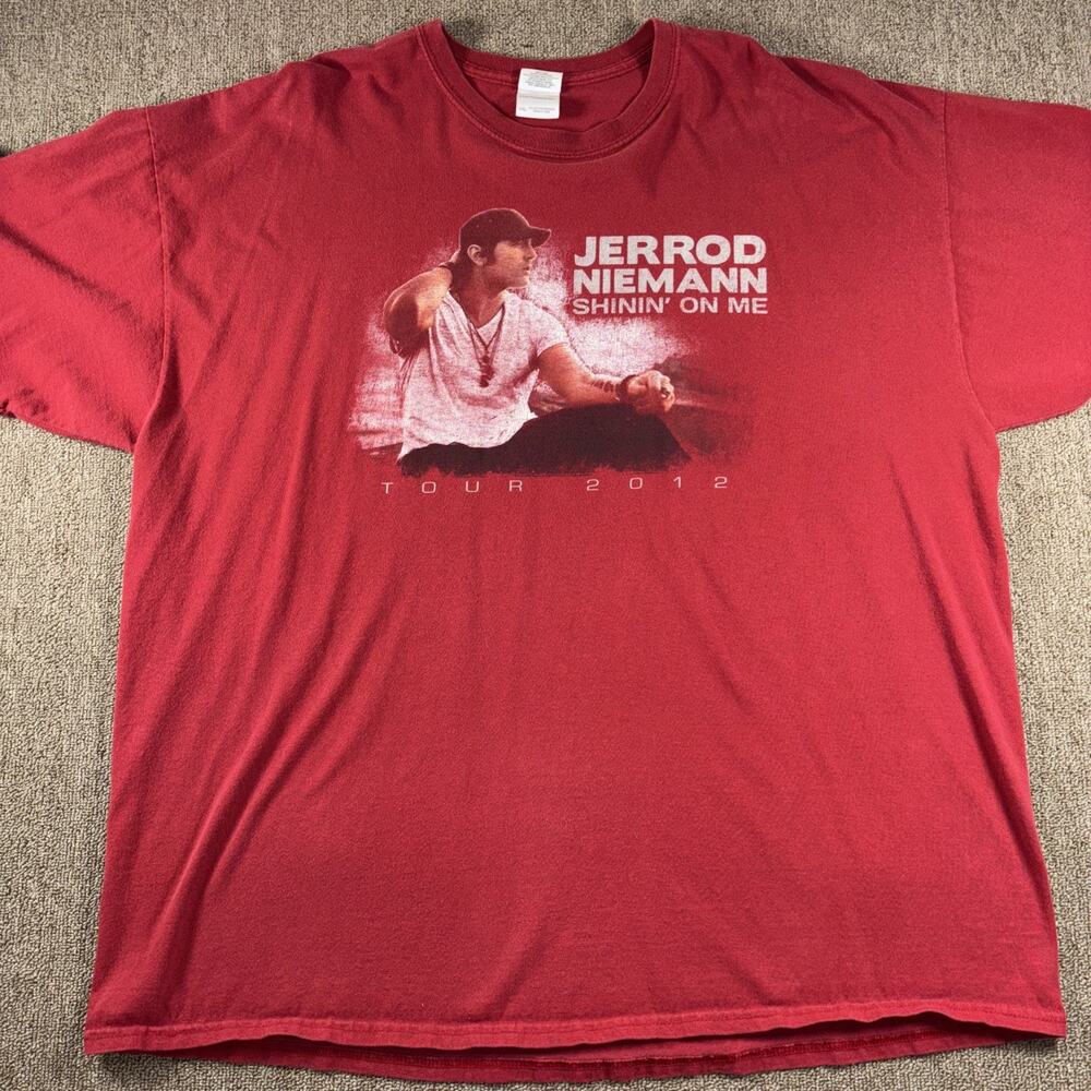 Jerrod Norman 2012 Tour Shirt Red 2XL Shinin’ On Me Tour